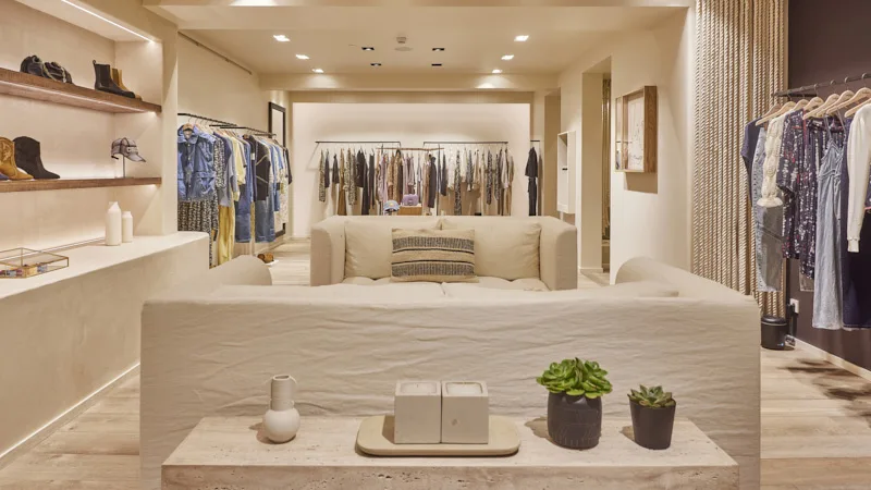 BA&SH boutique interior for curated women's fashion shopping