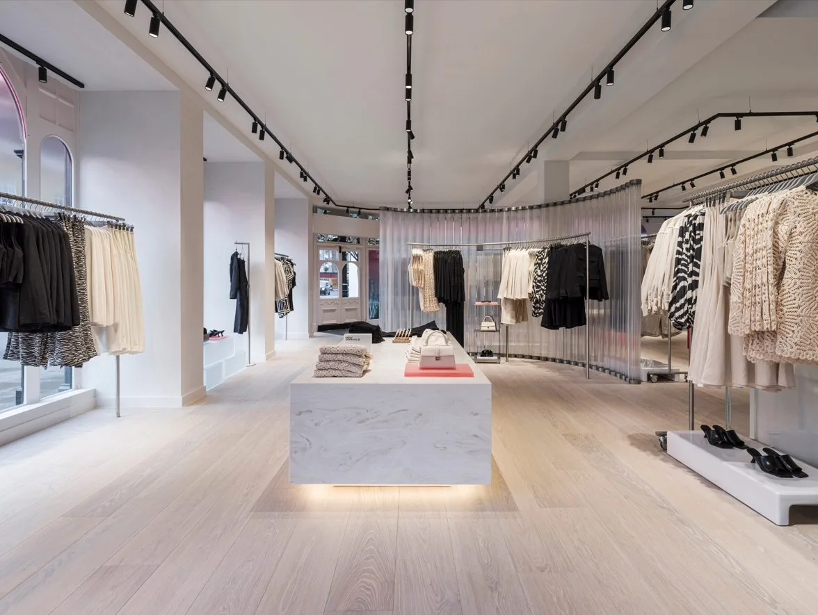 H&M retail store interior for displaying clothing and accessories