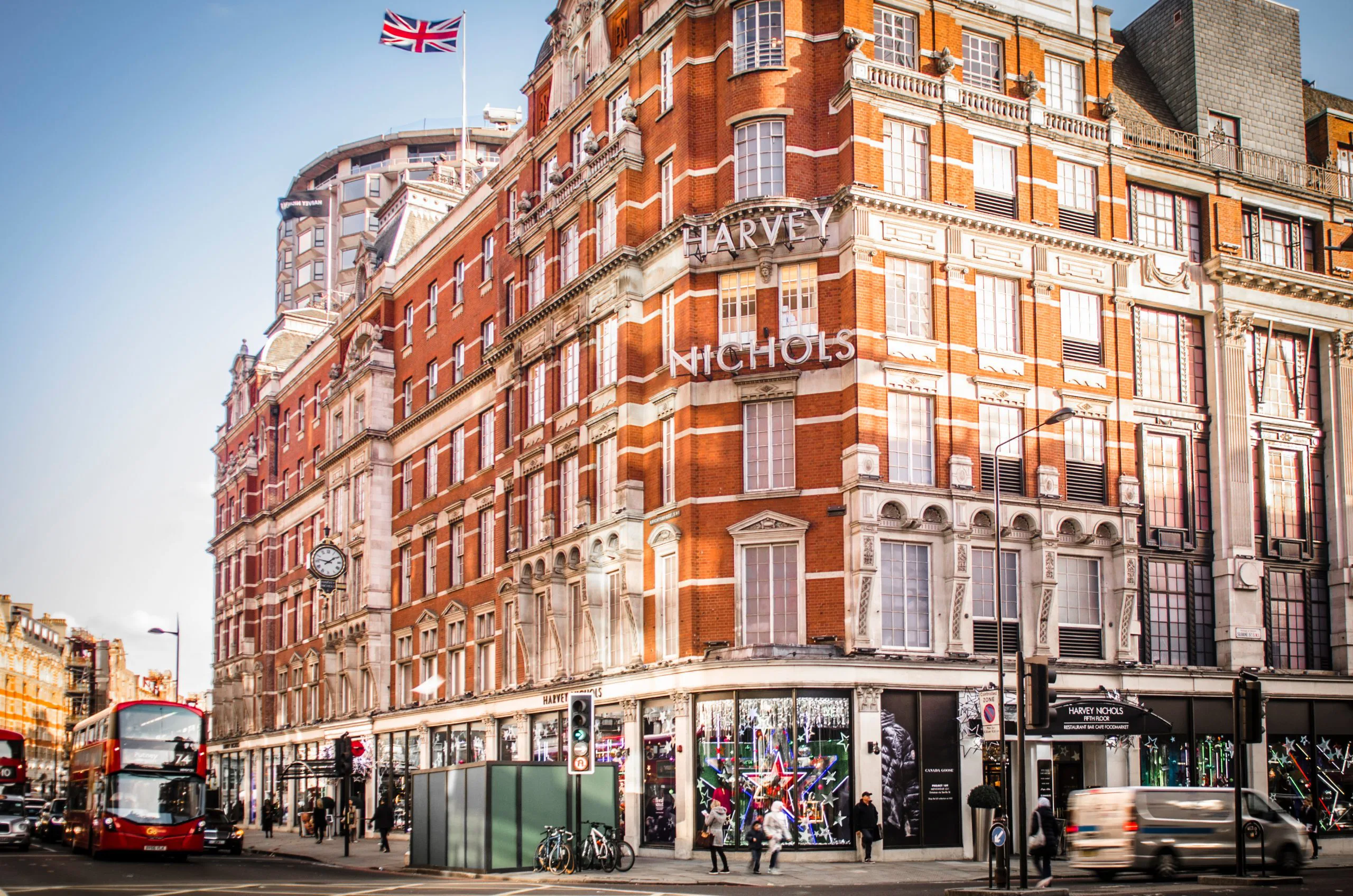 Harvey Nichols department store in Chelsea, London