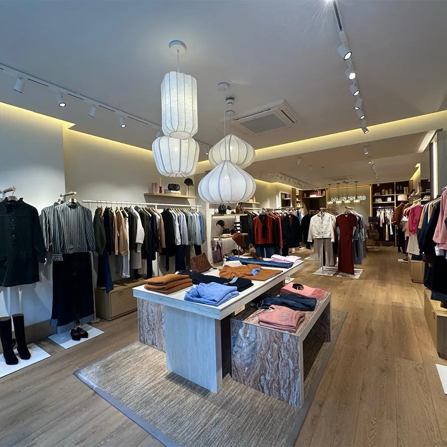 Maison 123 boutique interior for women's ready-to-wear retail shopping