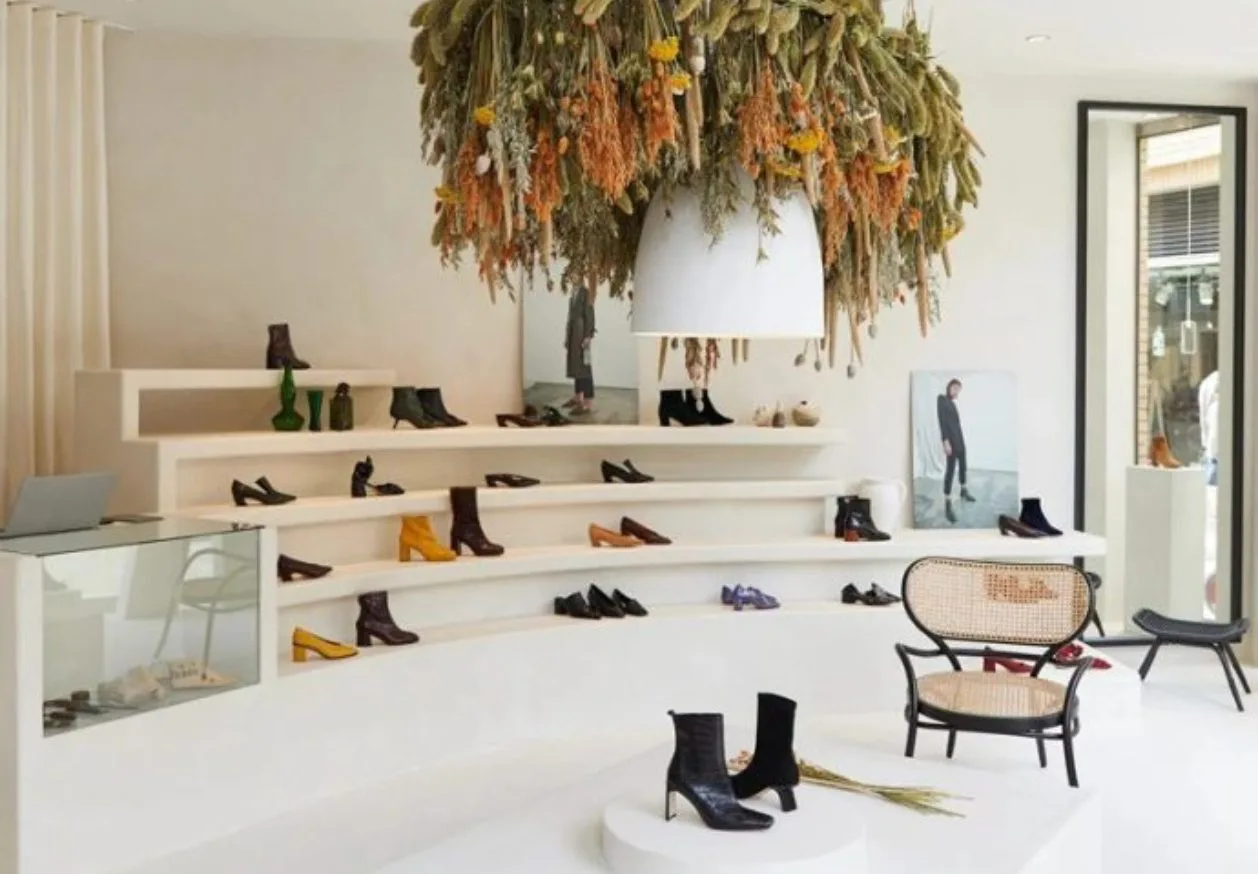 Miista boutique interior showcasing curated women's footwear