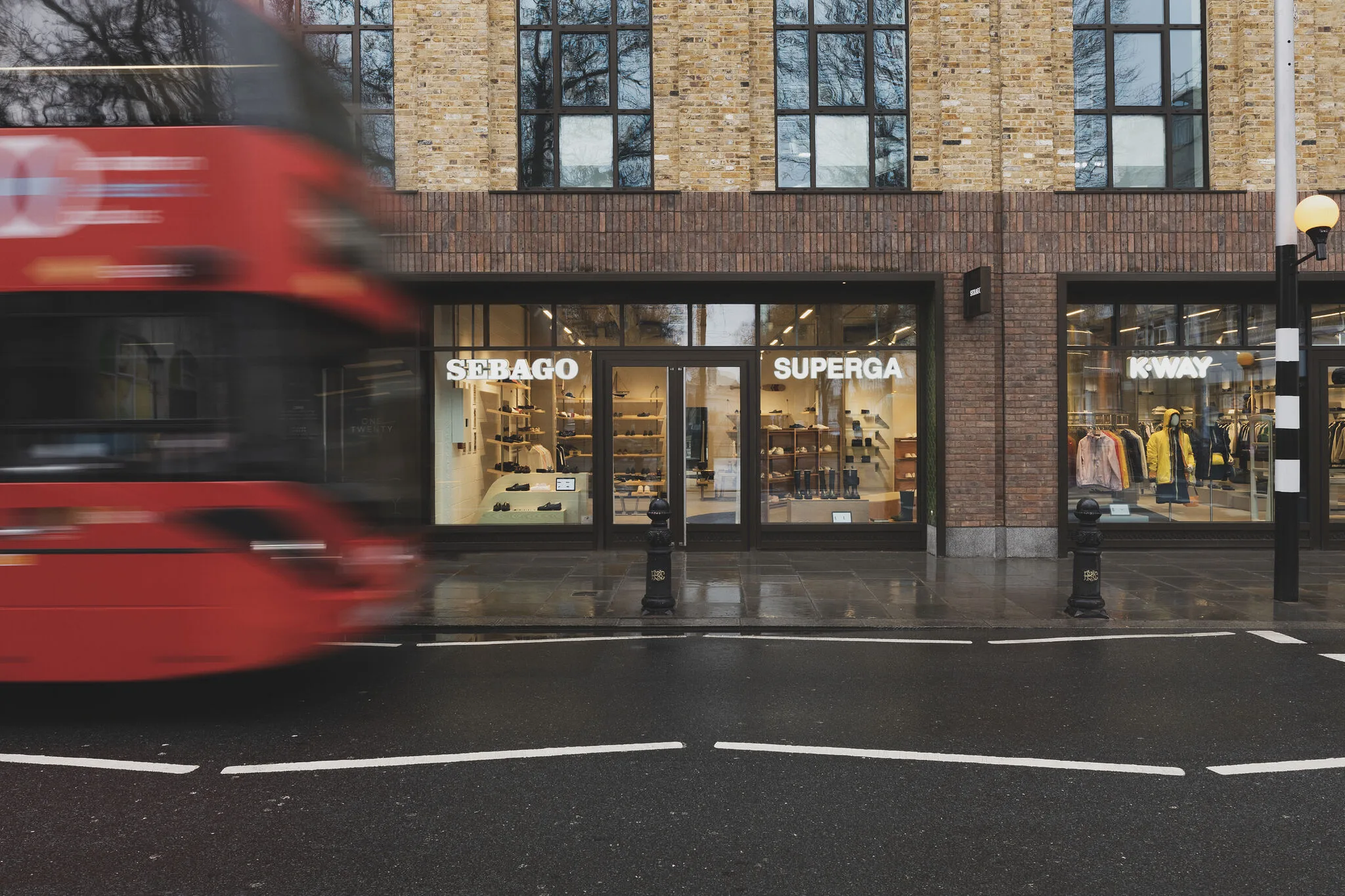 Sebago storefront on a Chelsea shopping street