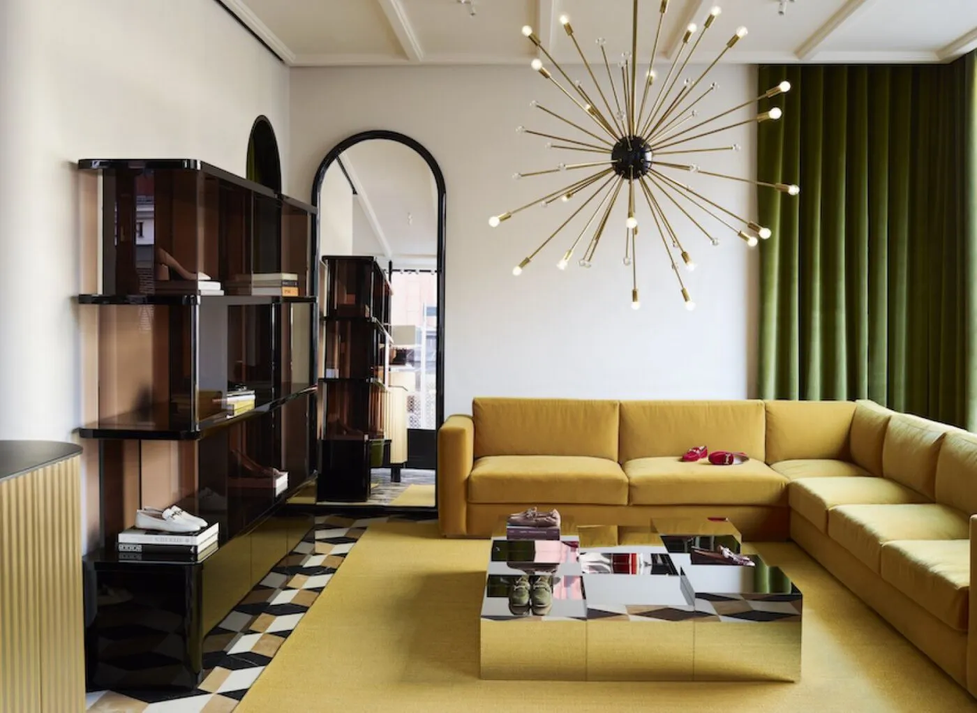 Luxury living room interior illustrating Tod's home collection.