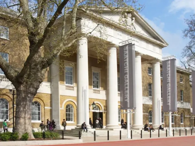 Saatchi Gallery, a contemporary art gallery at Duke of York Square.