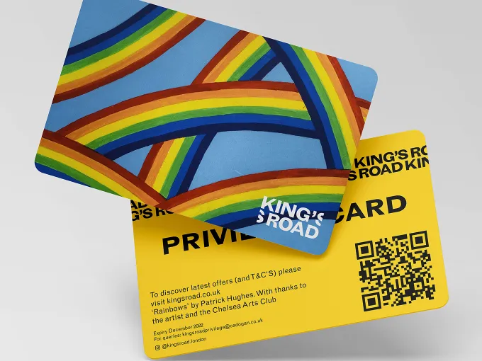 King's Road Privilege Card featuring 