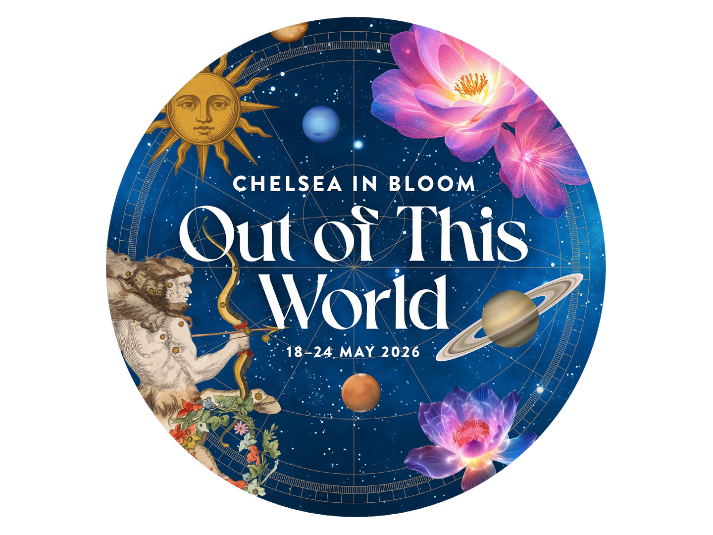 Chelsea in Bloom logo for the 
