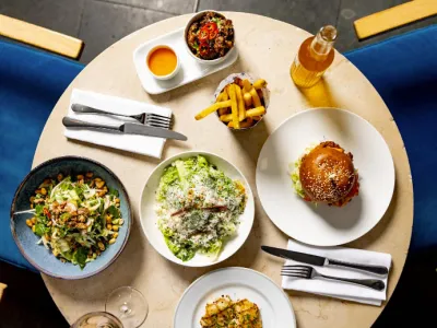 Brunch spread highlighting an upgraded avocado dish at a Chelsea restaurant
