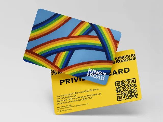King's Road Privilege Card for accessing exclusive shop offers and discounts.